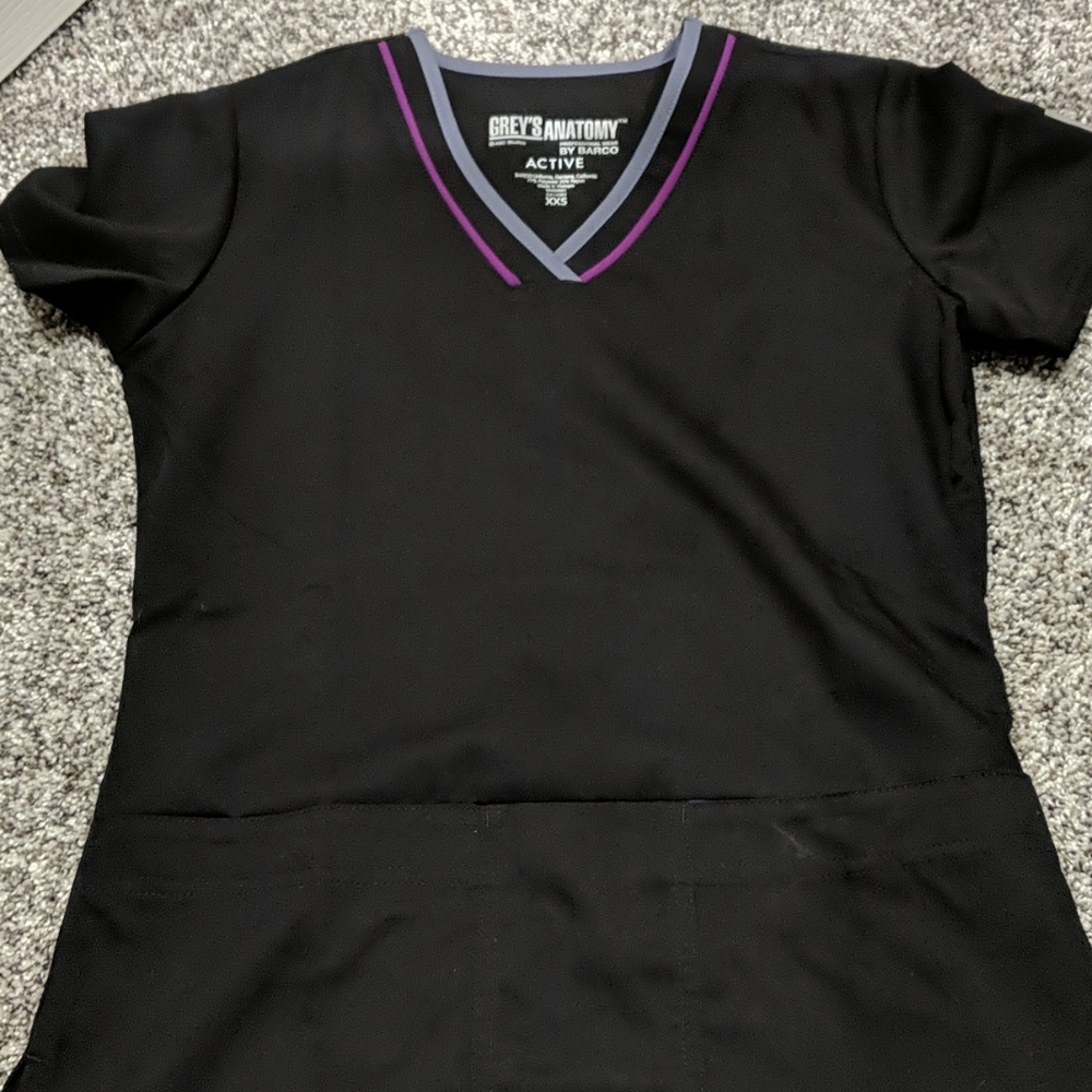 Grey's anatomy xxs scrub top